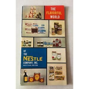 Vintage 1960s Nestlé Company Food Products Booklet Flavorful World White Plains
